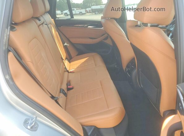 5UXTR7C52KLR53442 2019 BMW X3 Silver Rear interior view