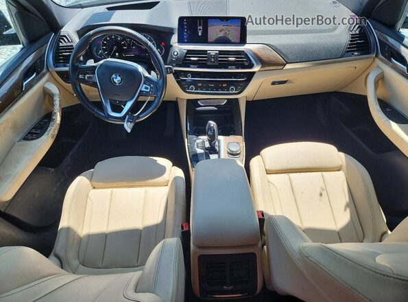 5UXTR7C53KLF32039 2019 BMW X3 Brown Dashboard view