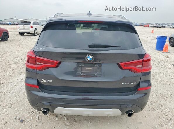 5UXTR7C55KLE96256 2019 BMW X3 Gray Rear view