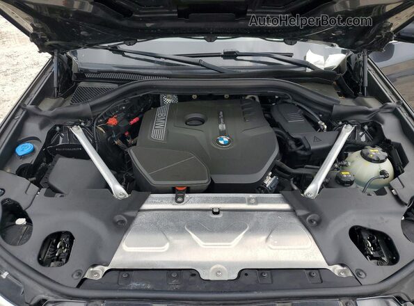 5UXTR7C55KLE96256 2019 BMW X3 Gray Engine compartment view