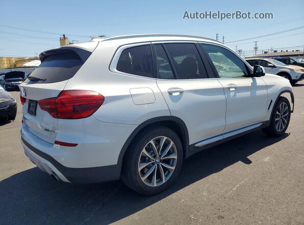 5UXTR7C55KLR47294 2019 BMW X3 Белый Задняя правая четверть