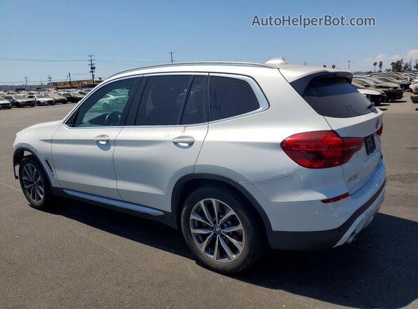 5UXTR7C55KLR47294 2019 BMW X3 Белый Задняя левая четверть