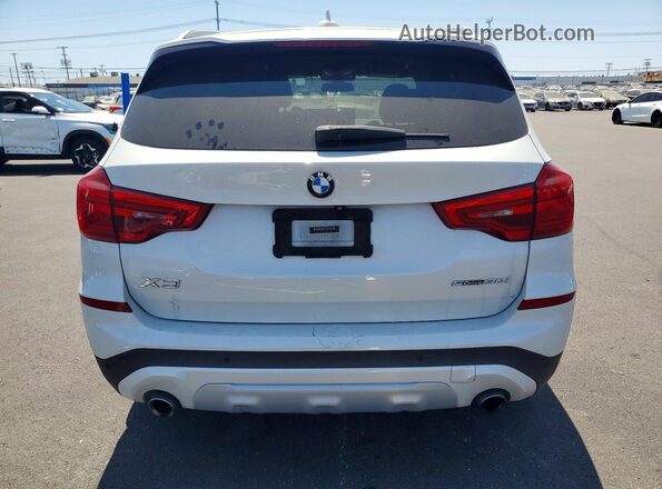 5UXTR7C55KLR47294 2019 BMW X3 Белый Вид сзади
