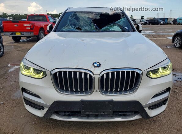 5UXTR7C56KLF25991 2019 BMW X3 White წინა ხედი