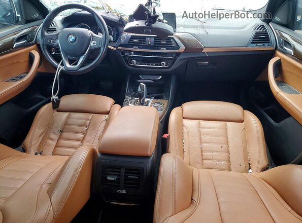 5UXTR7C56KLF25991 2019 BMW X3 White წინა პანელის ხედი