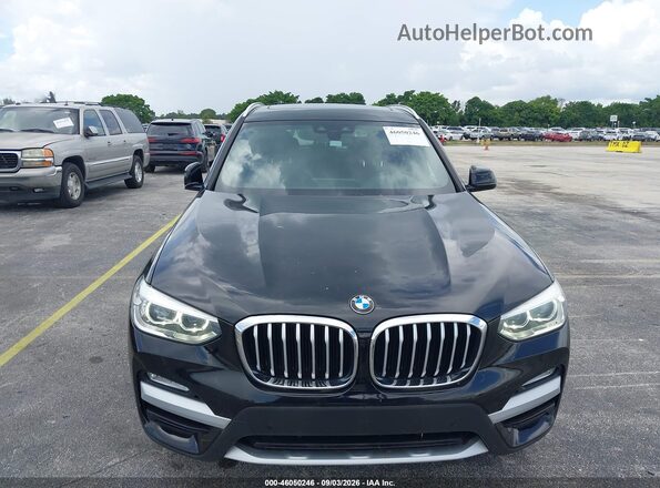 5UXTR7C59KLE94039 2019 BMW X3 Черный Вид спереди