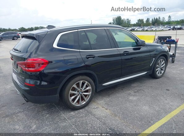 5UXTR7C59KLE94039 2019 BMW X3 Черный Задняя правая четверть