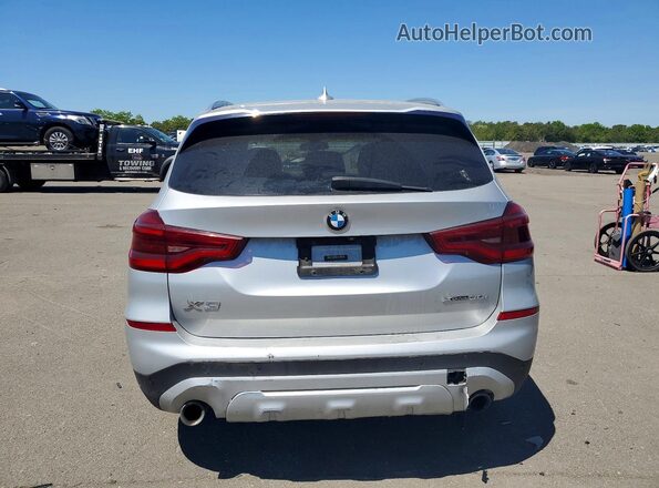5UXTR9C50JLD72423 2018 BMW X3 Silver Հետևի տեսք