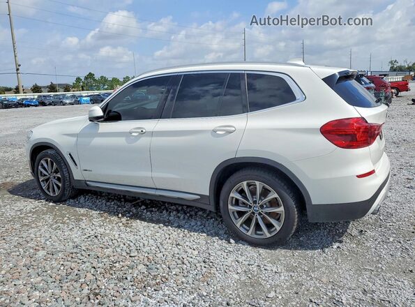 5UXTR9C52JLD62279 2018 BMW X3 White Trasero izquierdo
