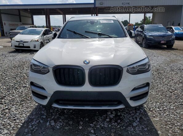 5UXTR9C52JLD62279 2018 BMW X3 White Vista frontal