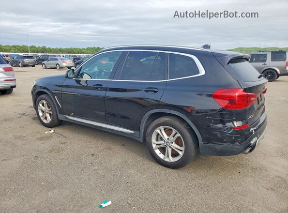 5UXTR9C52KLP77181 2019 BMW X3 Black Trasero izquierdo