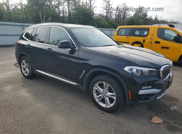 5UXTR9C52KLP77181 2019 BMW X3 Black Delantero derecho