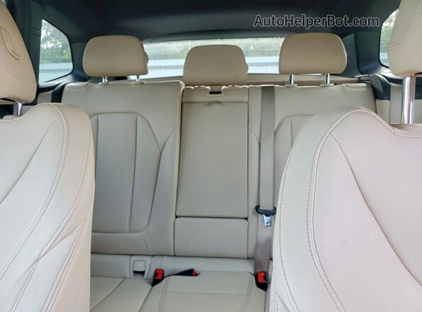 5UXTR9C52KLP77181 2019 BMW X3 Black Vista de los asientos traseros