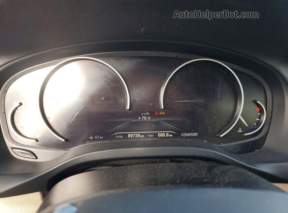 5UXTR9C52KLP77181 2019 BMW X3 Black Vista del cuadro de instrumentos