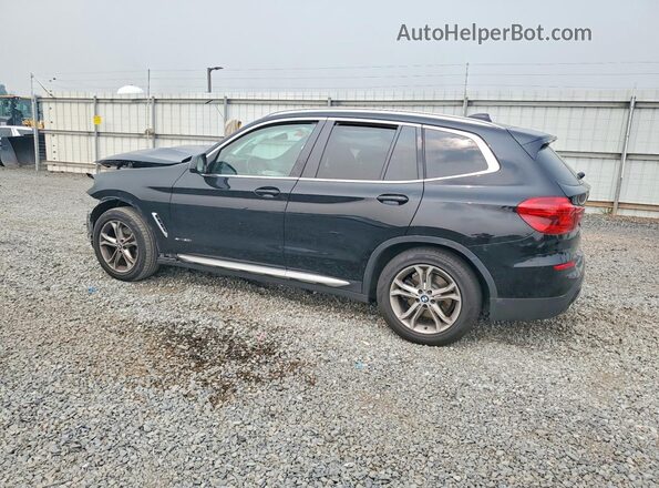 5UXTR9C54JLC75080 2018 BMW X3 Black Հետևի ձախ