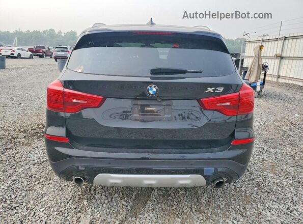 5UXTR9C54JLC75080 2018 BMW X3 Black Հետևի տեսք