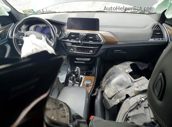 5UXTR9C54JLC75080 2018 BMW X3 Black Առջևի վահանակի տեսք