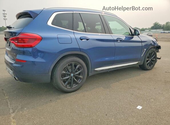 5UXTR9C54JLD73588 2018 BMW X3 Blue უკანა მარჯვენა