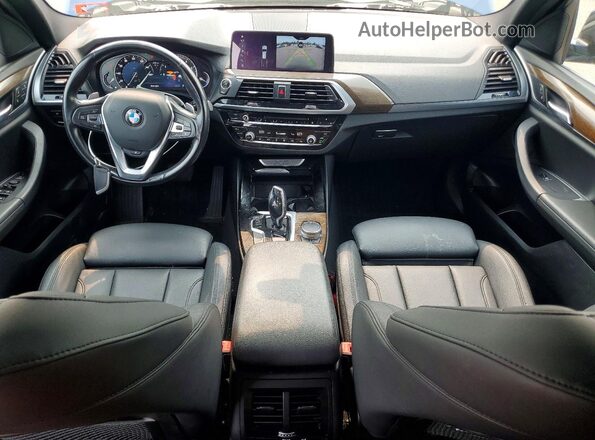5UXTR9C54JLD73588 2018 BMW X3 Blue წინა პანელის ხედი