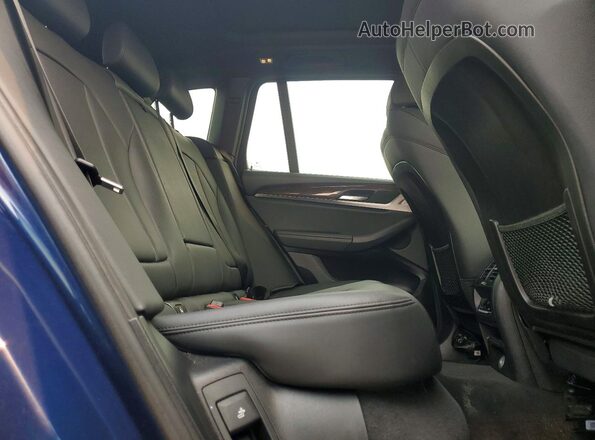 5UXTR9C54JLD73588 2018 BMW X3 Blue უკანა სალონის ხედი