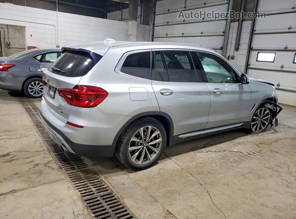 5UXTR9C57KLR08850 2019 BMW X3 Silver უკანა მარჯვენა