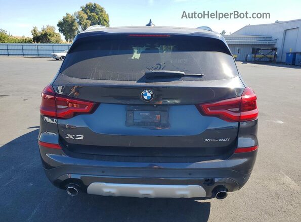 5UXTR9C58KLR03947 2019 BMW X3 Charcoal Widok z tyłu