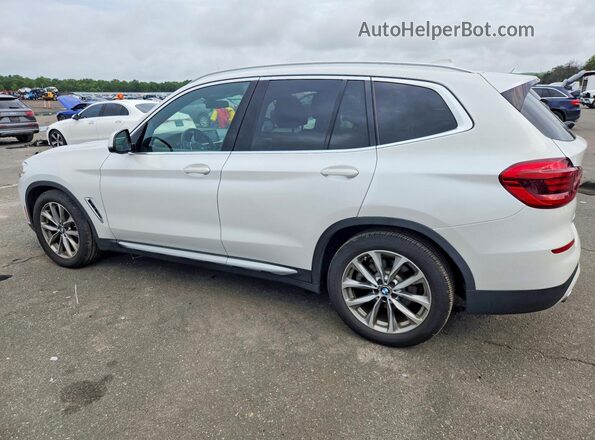 5UXTR9C5XKLP77848 2019 BMW X3 White Հետևի ձախ