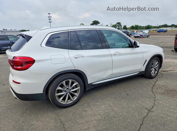 5UXTR9C5XKLP77848 2019 BMW X3 White Հետևի աջ