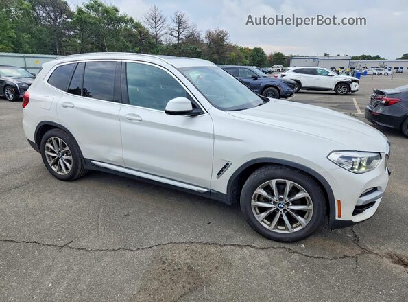 5UXTR9C5XKLP77848 2019 BMW X3 White Առջևի աջ