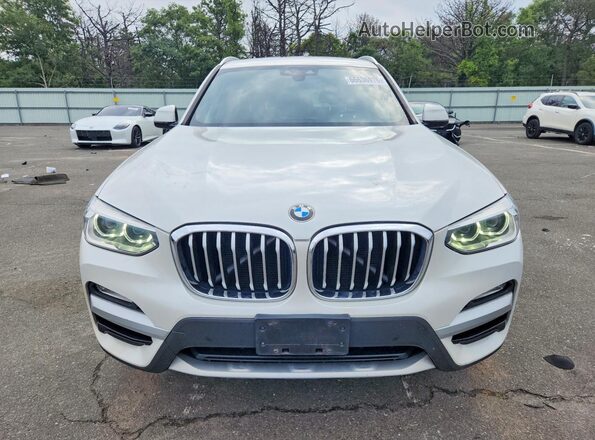 5UXTR9C5XKLP77848 2019 BMW X3 White Դիմացի տեսք