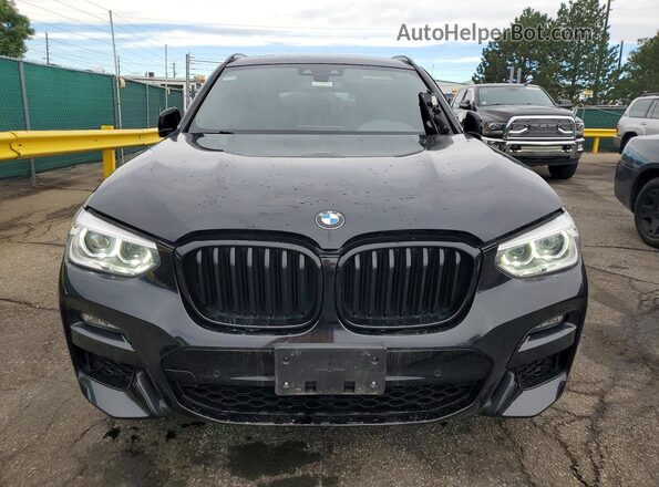 5UXTS1C05M9D75295 2021 BMW X3 Черный Вид спереди