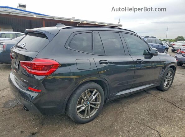 5UXTS1C05M9D75295 2021 BMW X3 Черный Задняя правая четверть