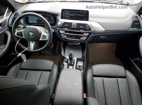 5UXTS1C05M9D75295 2021 BMW X3 Черный Вид панели приборов