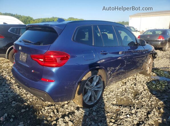 5UXTS3C51K0Z10211 2019 BMW X3 Blue უკანა მარჯვენა