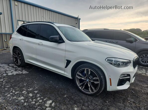 5UXTS3C55K0Z07750 2019 BMW X3 White Delantero derecho
