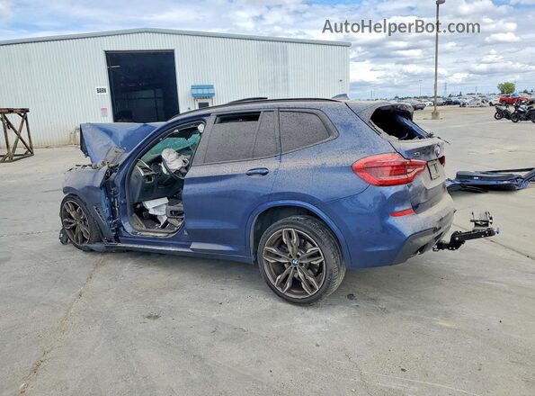 5UXTS3C57J0Y95566 2018 BMW X3 Blue Tył lewy