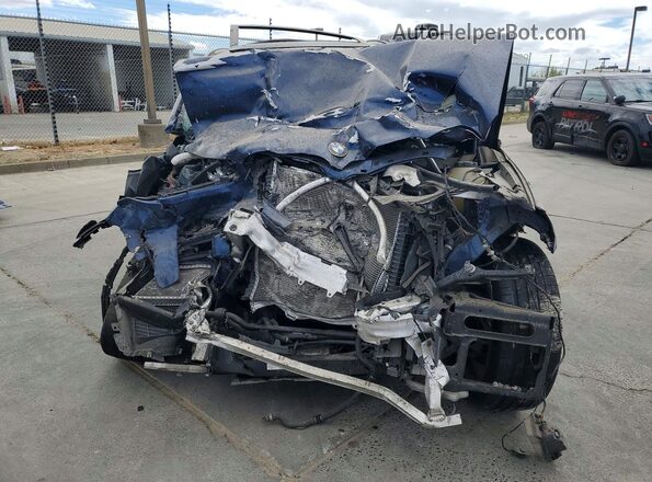 5UXTS3C57J0Y95566 2018 BMW X3 Blue Widok z przodu