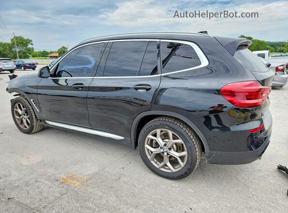 5UXTY3C00M9E77842 2021 BMW X3 Black Tył lewy