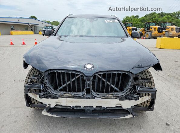 5UXTY3C00M9E77842 2021 BMW X3 Black Widok z przodu