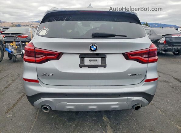 5UXTY3C01L9B23701 2020 BMW X3 Серебряный Вид сзади