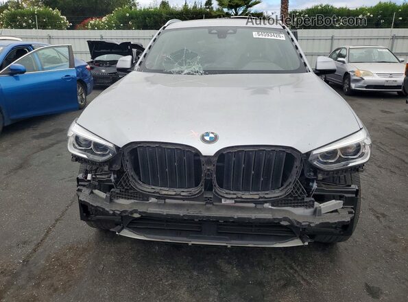 5UXTY3C01L9B23701 2020 BMW X3 Серебряный Вид спереди