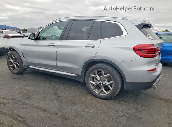 5UXTY3C01L9B23701 2020 BMW X3 Серебряный Задняя левая четверть