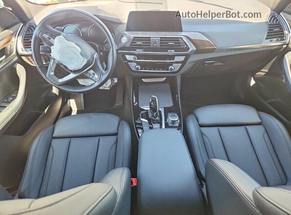 5UXTY3C06M9E14132 2021 BMW X3 White წინა პანელის ხედი