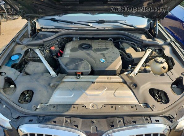 5UXTY5C01M9F02050 2021 BMW X3 Черный Вид задней части салона