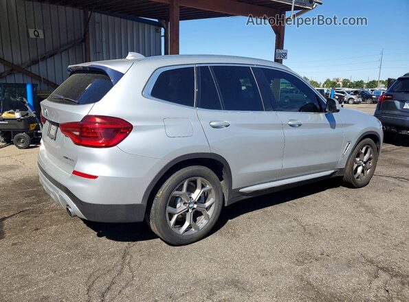 5UXTY5C02L9D60161 2020 BMW X3 Silver Հետևի աջ
