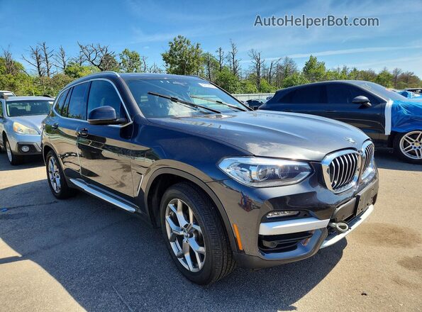 5UXTY5C04LLT37898 2020 BMW X3 Brown Առջևի աջ