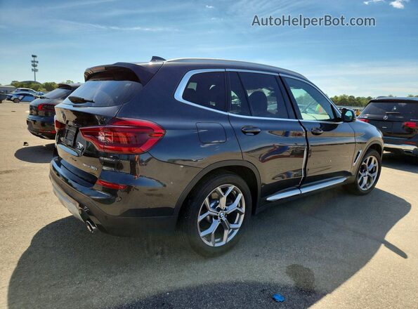 5UXTY5C04LLT37898 2020 BMW X3 Brown Հետևի աջ