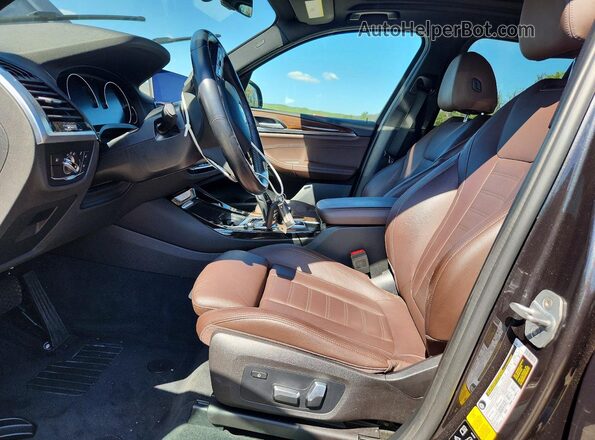 5UXTY5C04LLT37898 2020 BMW X3 Brown Սալոնի դիմացի տեսք