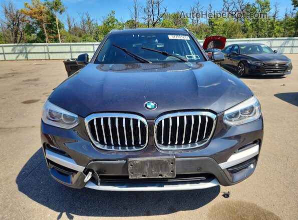 5UXTY5C04LLT37898 2020 BMW X3 Brown Դիմացի տեսք