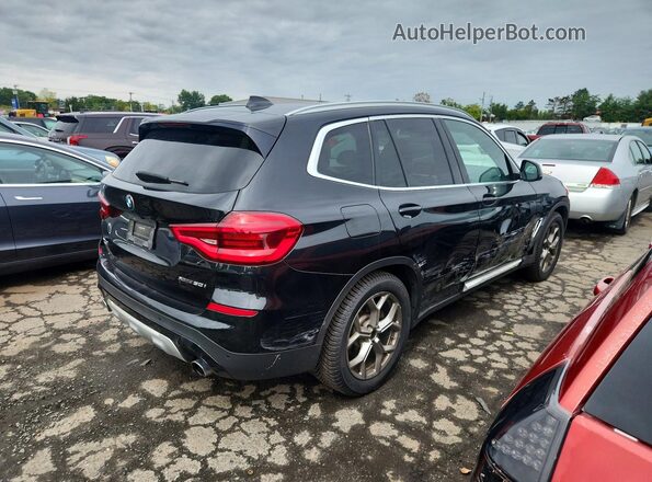 5UXTY5C04M9E00659 2021 BMW X3 Black Rear right